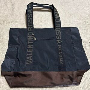 vintage authentic Valantino Rossa Moda Italy tote bag, Rare